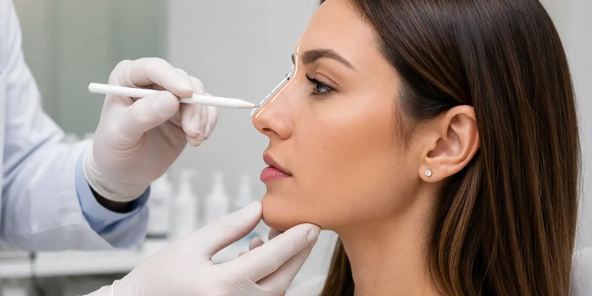 Rinomodelación completa en Alicante para mejorar el perfil nasal y lograr armonía facial, por el Dr. Enrique Gutiérrez.