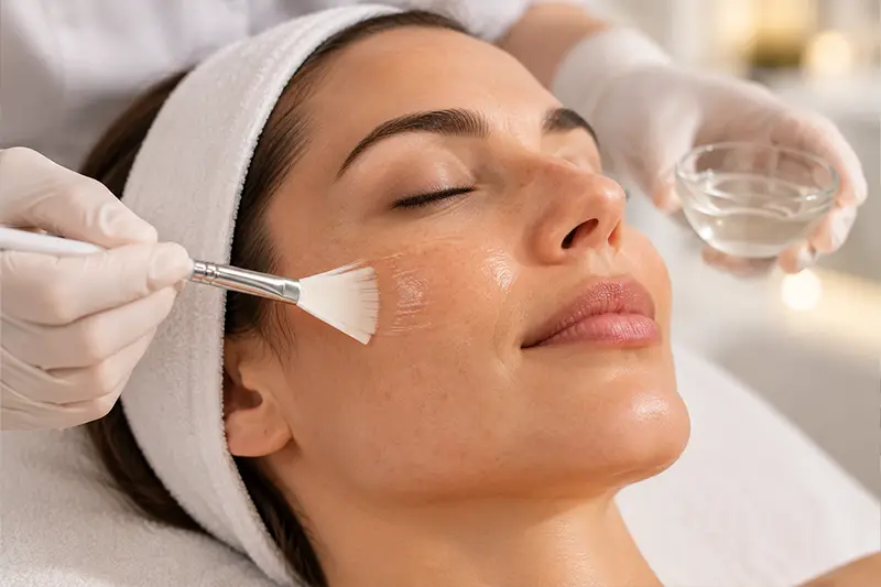 Tratamiento de peeling químico facial en Alicante