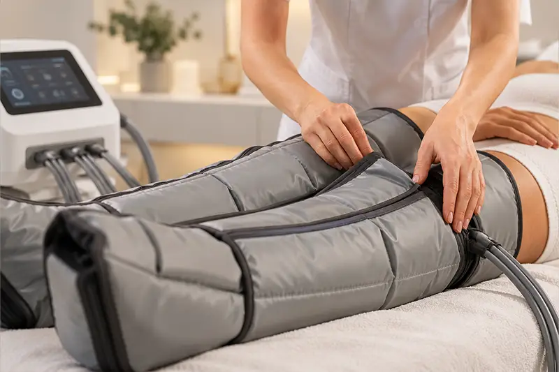 Tratamiento para la retención de líquidos con presoterapia en Alicante